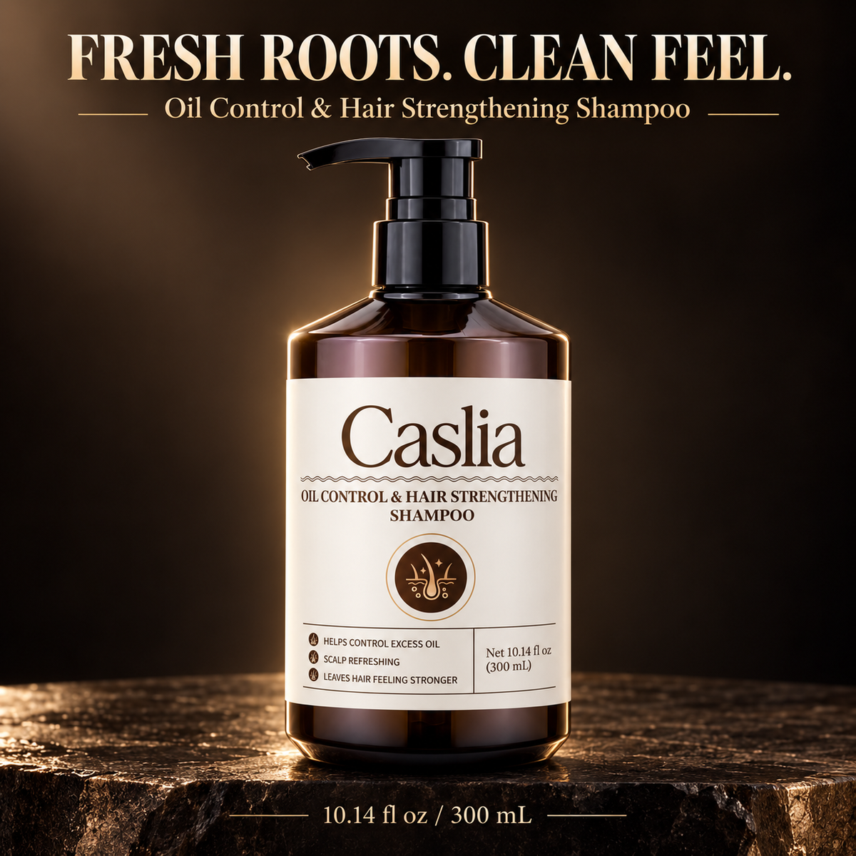 Caslia Oil Control & Hair Strengthening Shampoo